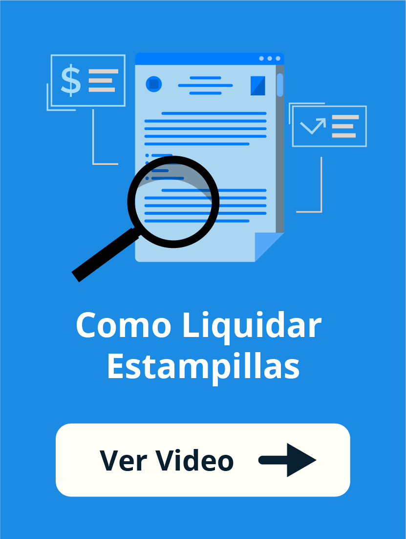 Liquidación estampillas